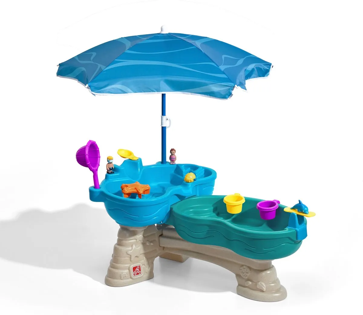 Step2 Spill and Splash Watertafel Blauw - 26.5L