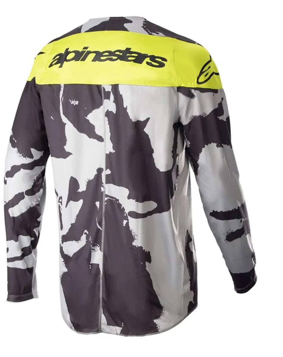 Alpinestars Racer Tactical Cast Jersey - M - Zwart/Grijs/Fluo Geel