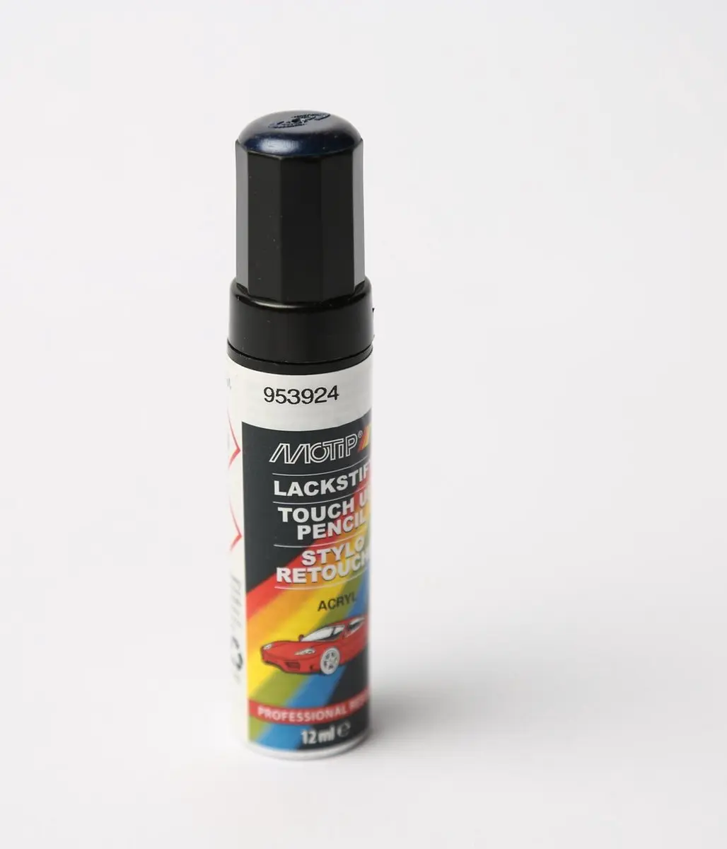 Motip 953924 Auto Lakstift Blauw Metallic 12ml