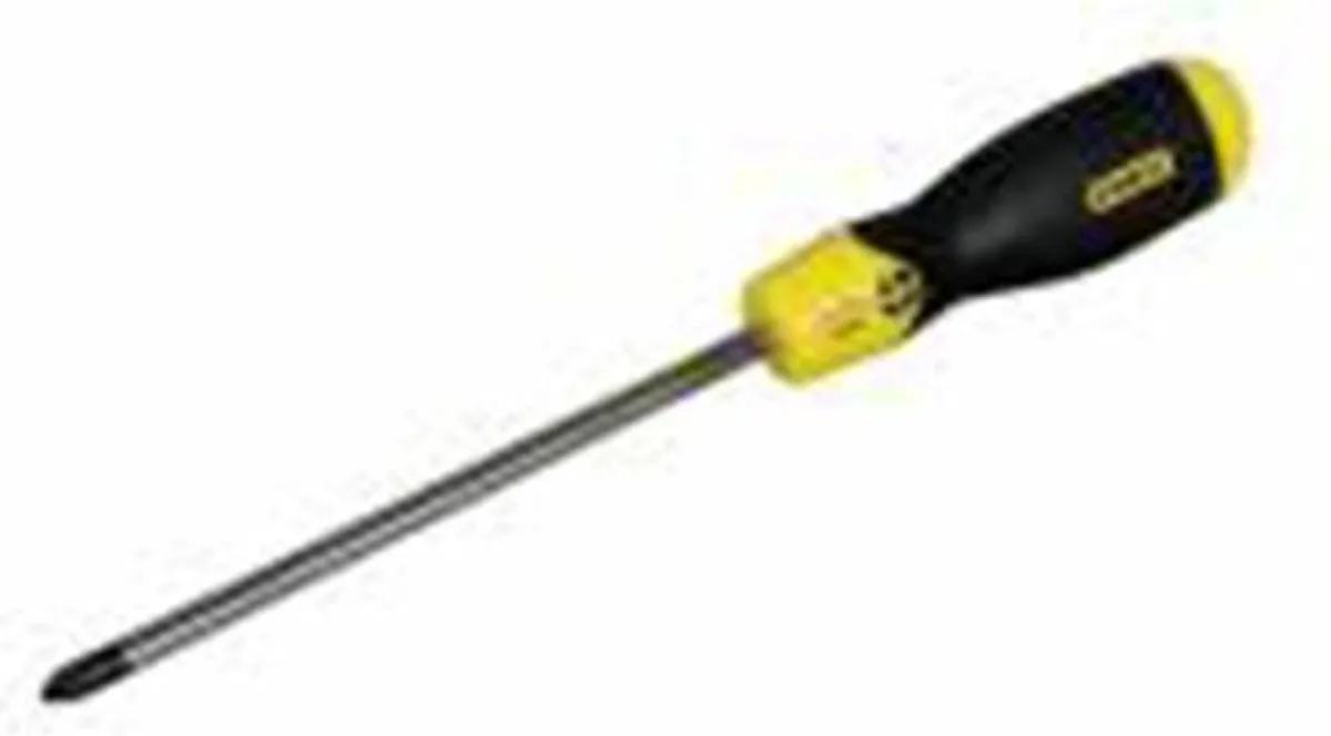Stanley Cushiongrip Schroevendraaier PZ3 150mm - Geel - afbeelding 2 van 2