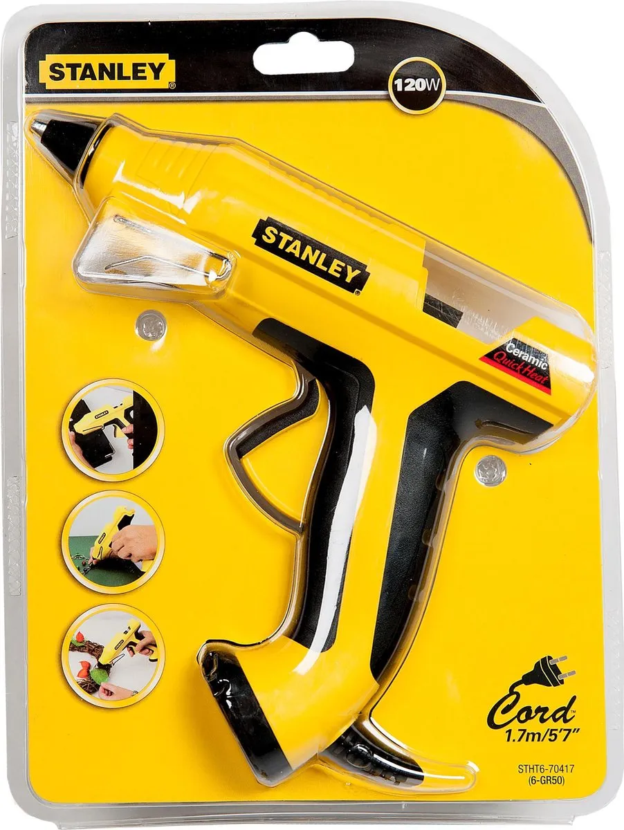 Stanley STHT6-70417 Snel Lijmpistool - 95W - Geel - afbeelding 6 van 6