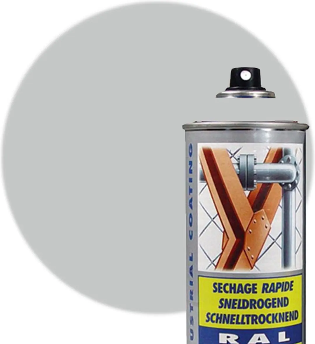 Motip Acryllak Hoogglans RAL 7035 Lichtgrijs 400ml