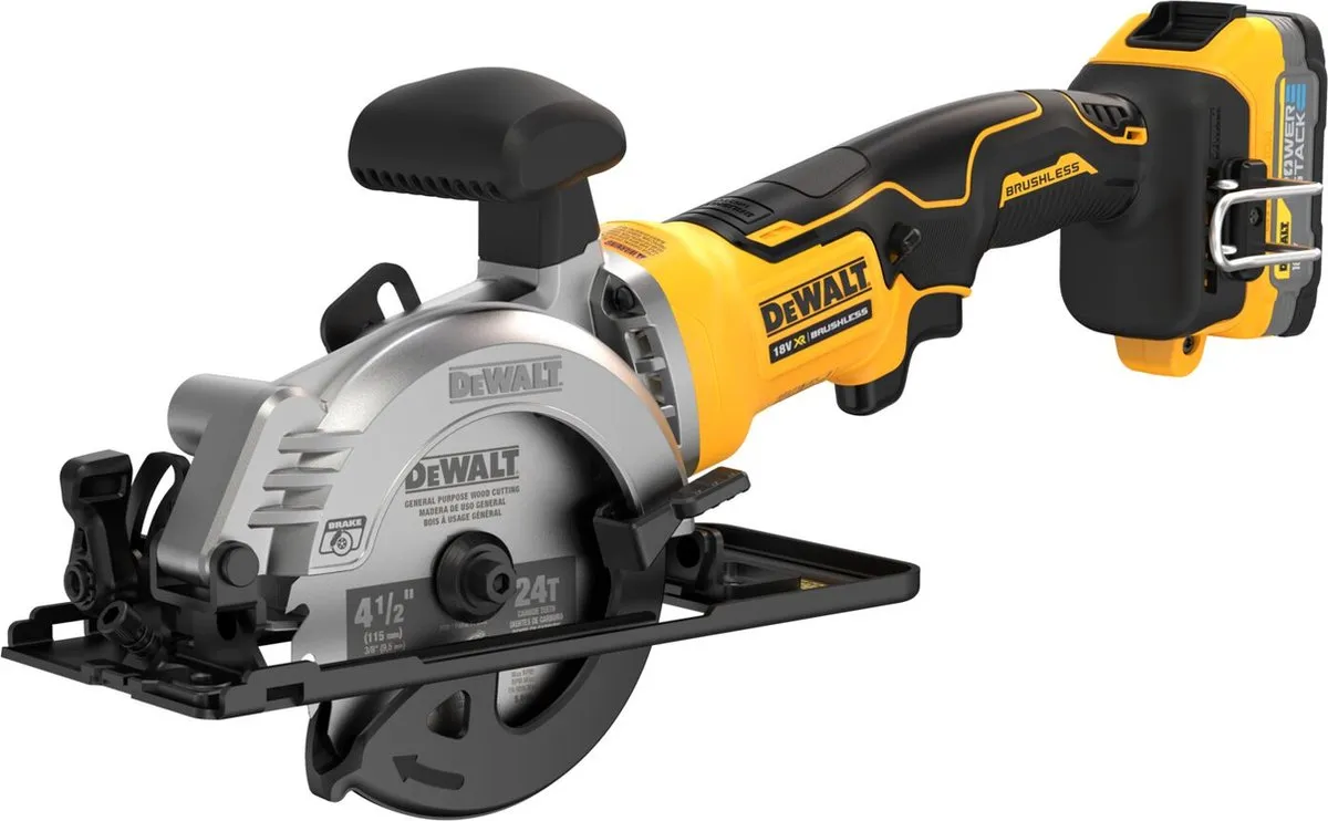 DeWalt DCS571E1T Accu Cirkelzaag 115mm 18V