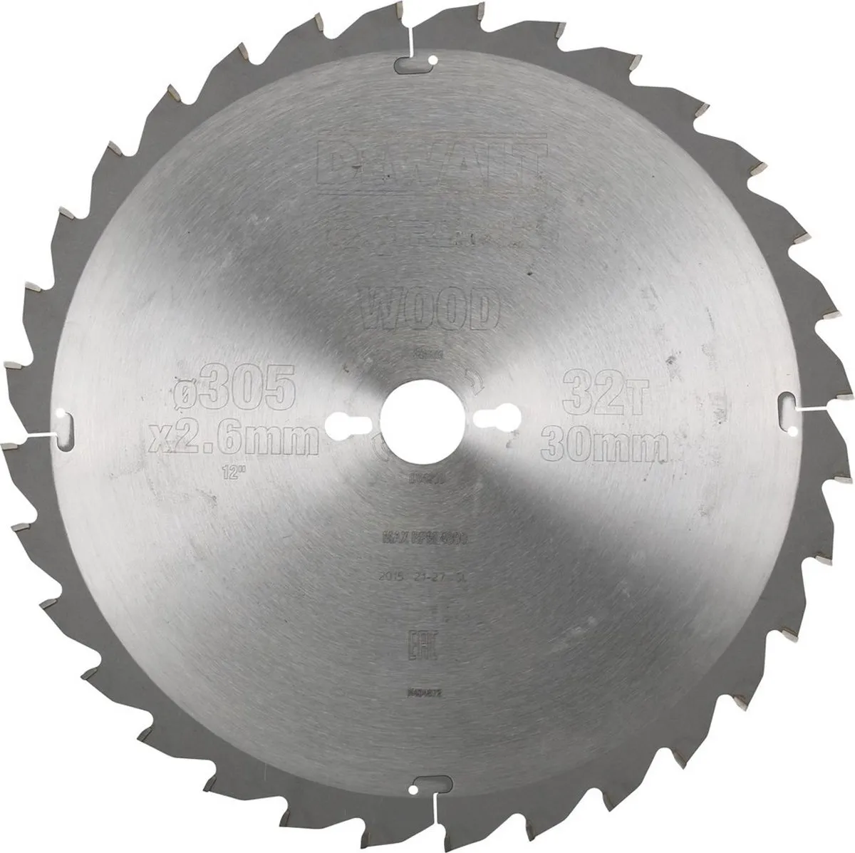 DeWalt DT4210 Zaagblad Hout 32T - Ø305mm - afbeelding 6 van 6