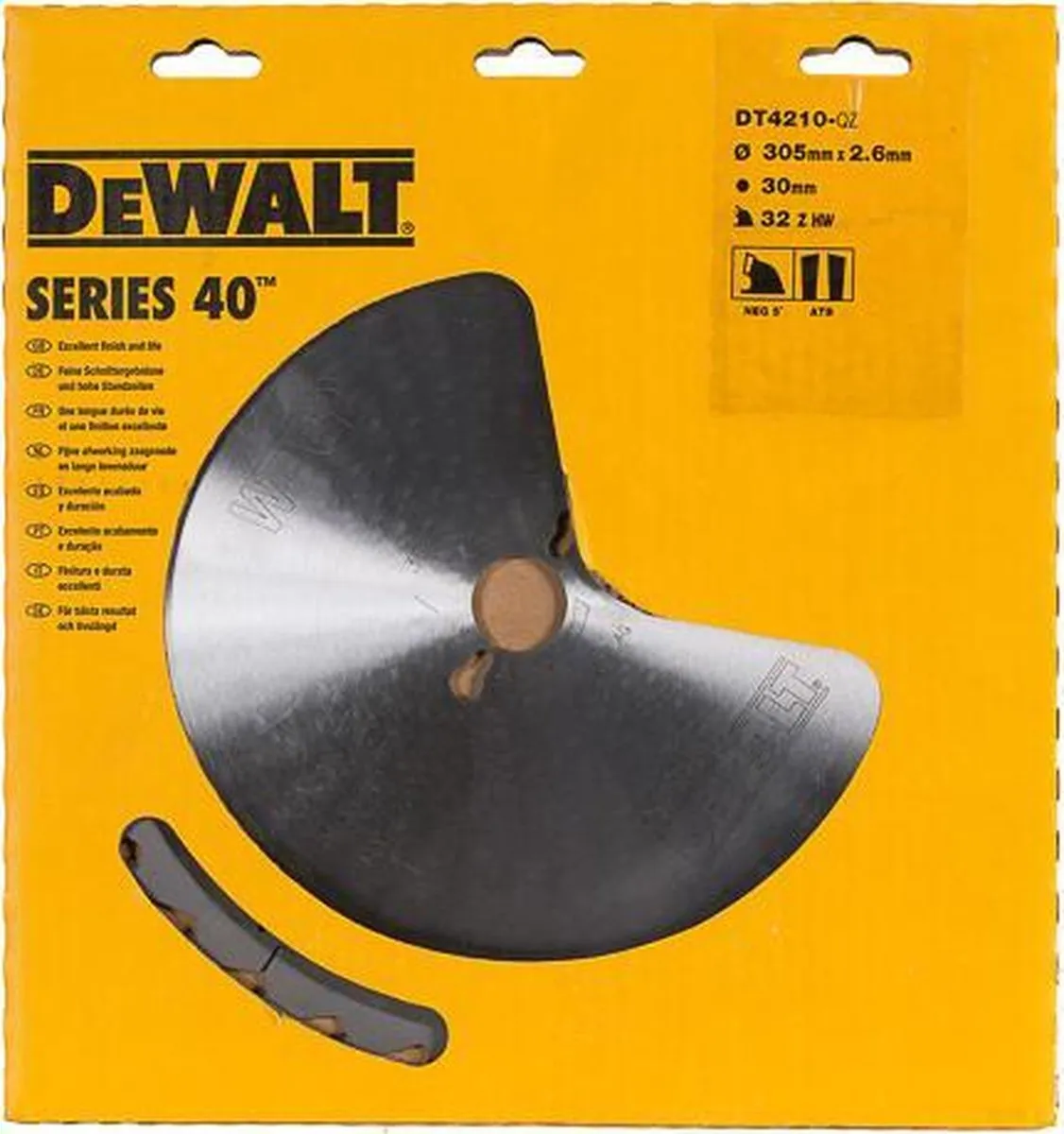 DeWalt DT4210 Zaagblad Hout 32T