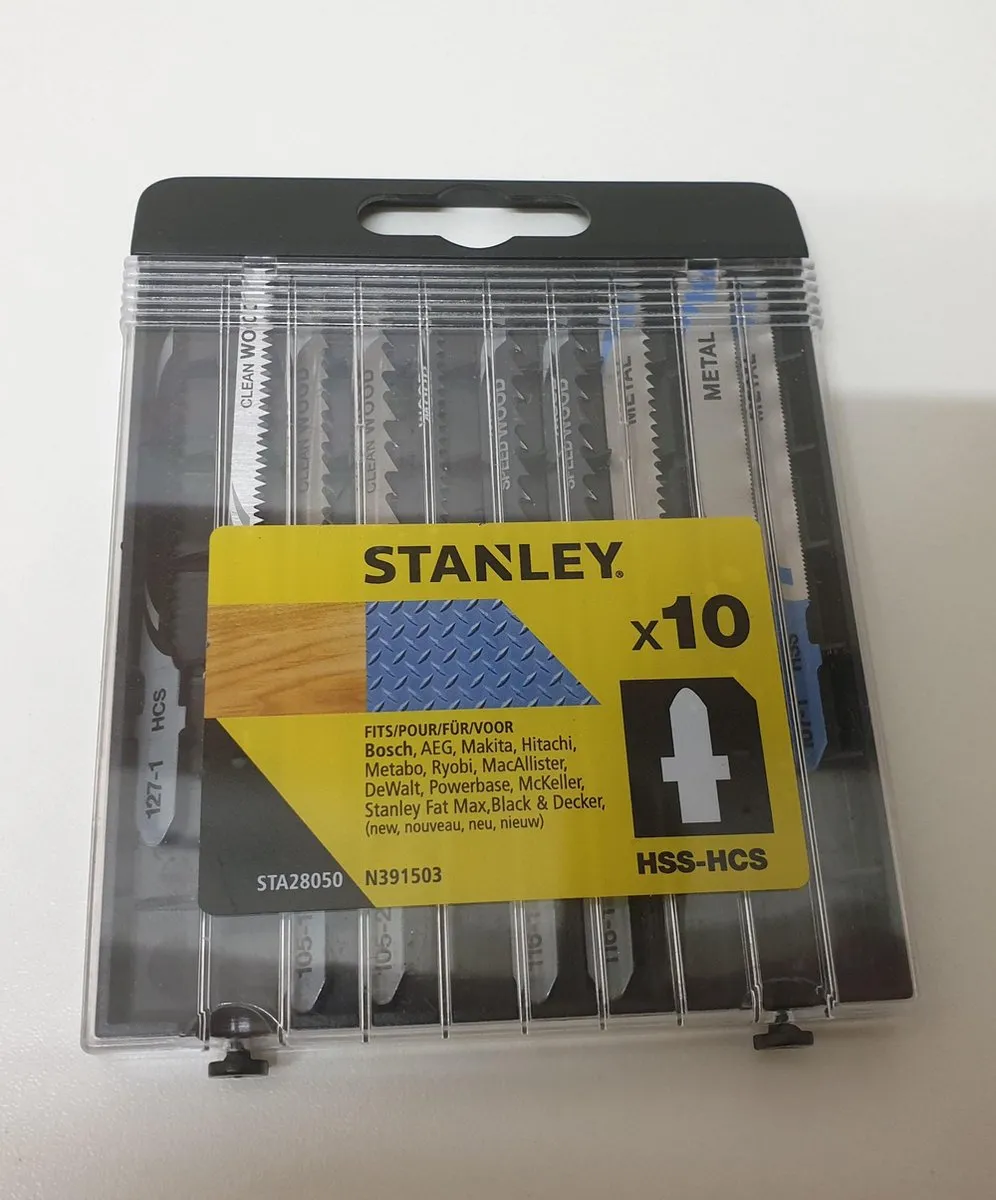 Stanley T-schacht Decoupeerzaagbladen 10 Stuks