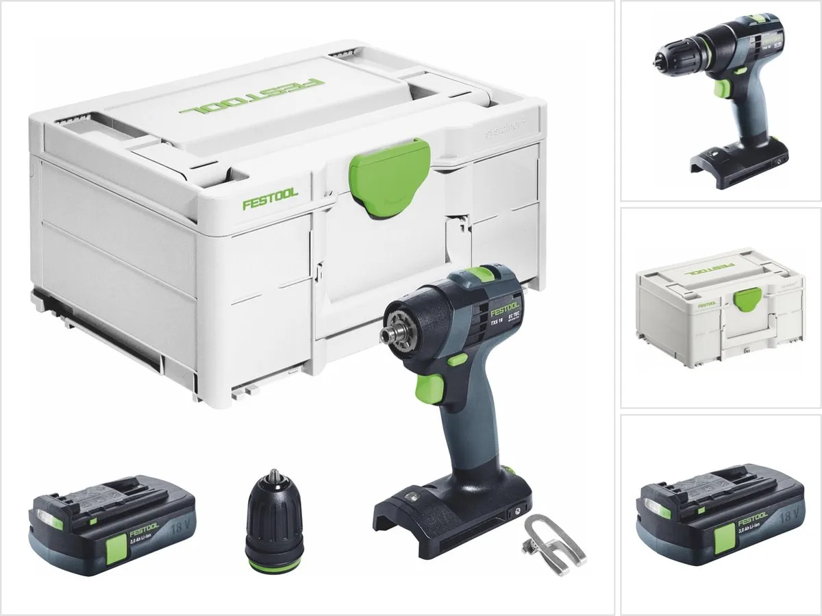 Festool TXS 18-Basic Accuboormachine 18V 40Nm