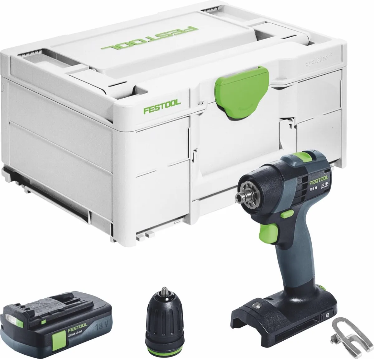 Festool TXS 18-Basic Accuboormachine 18V 40Nm - 1x 3.0Ah Accu