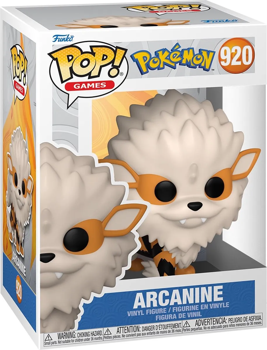 Funko Pop Pokémon Arcanine #920 - Multi