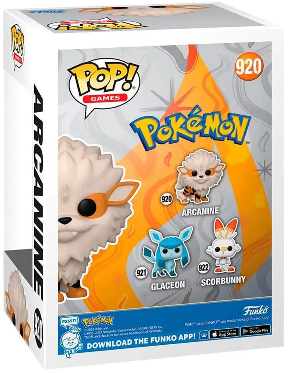 Funko Pop Pokémon Arcanine #920 - Multi