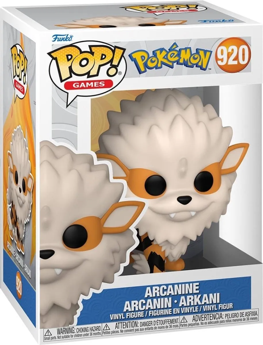 Funko Pop Pokémon Arcanine #920 - Multi