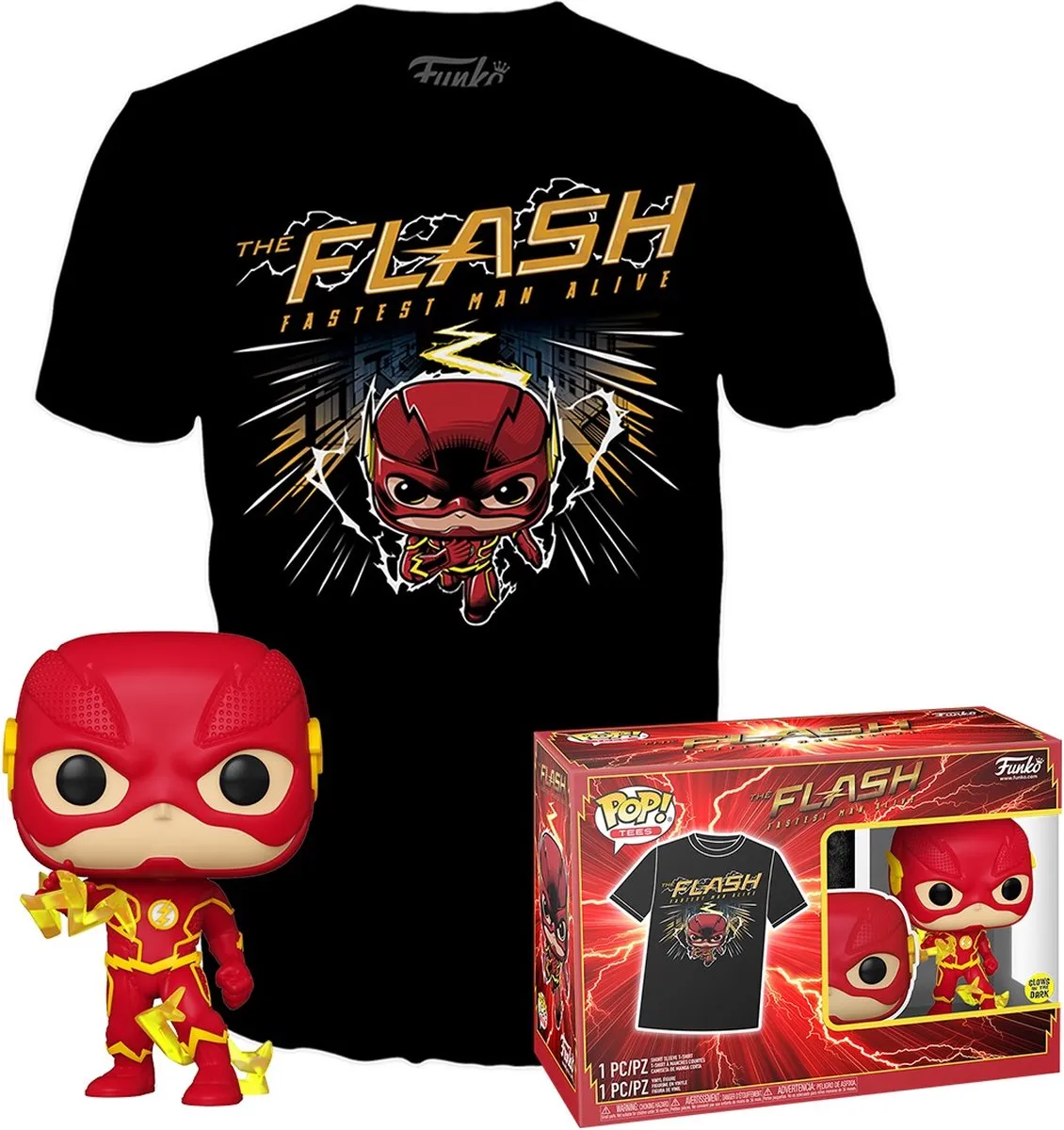 Funko POP! The Flash 63644 Verzamelfiguur & T-shirt