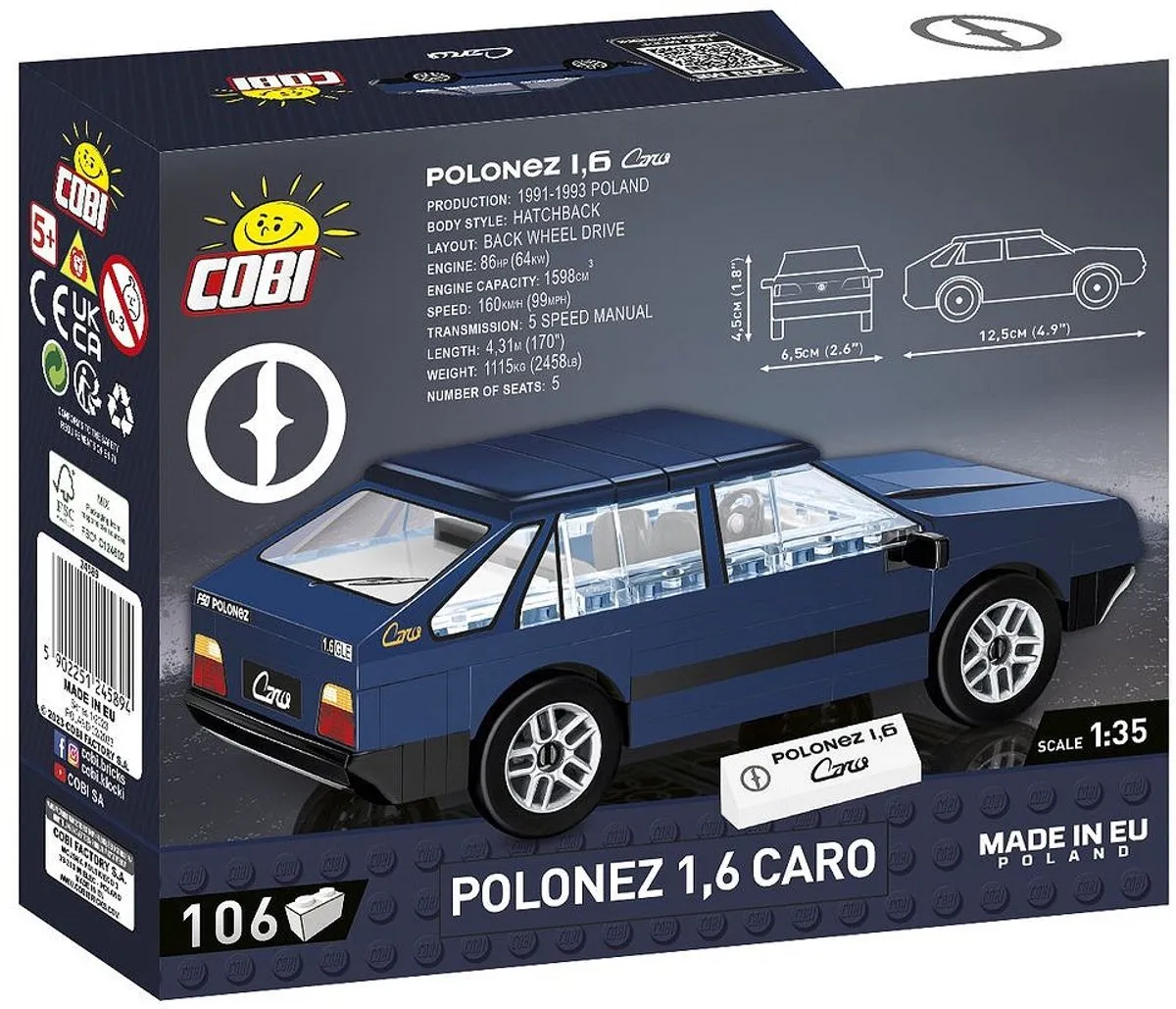 Cobi Polonez COBI-24589 - 106 Stukken - Meerkleurig
