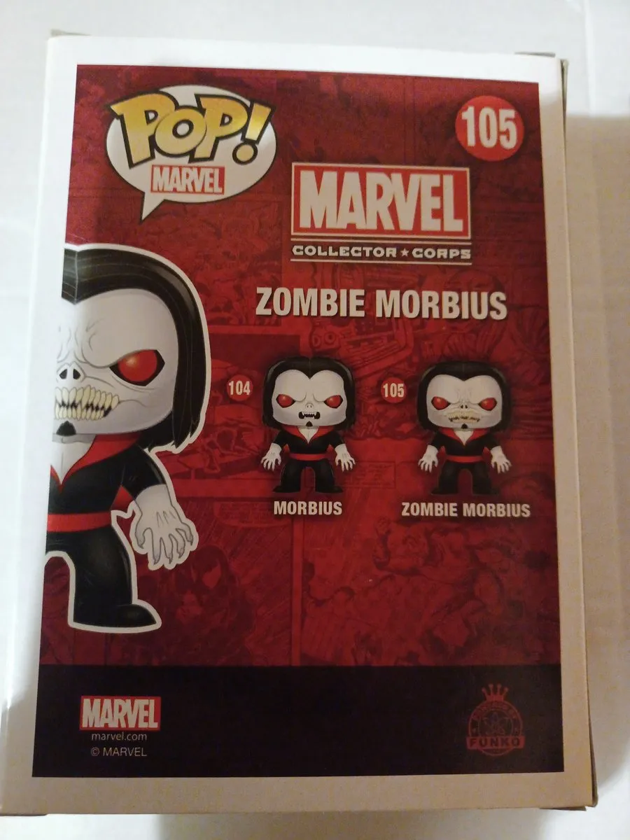 Funko Marvel Pop! Zombie Morbius - Collector Corps Exclusive