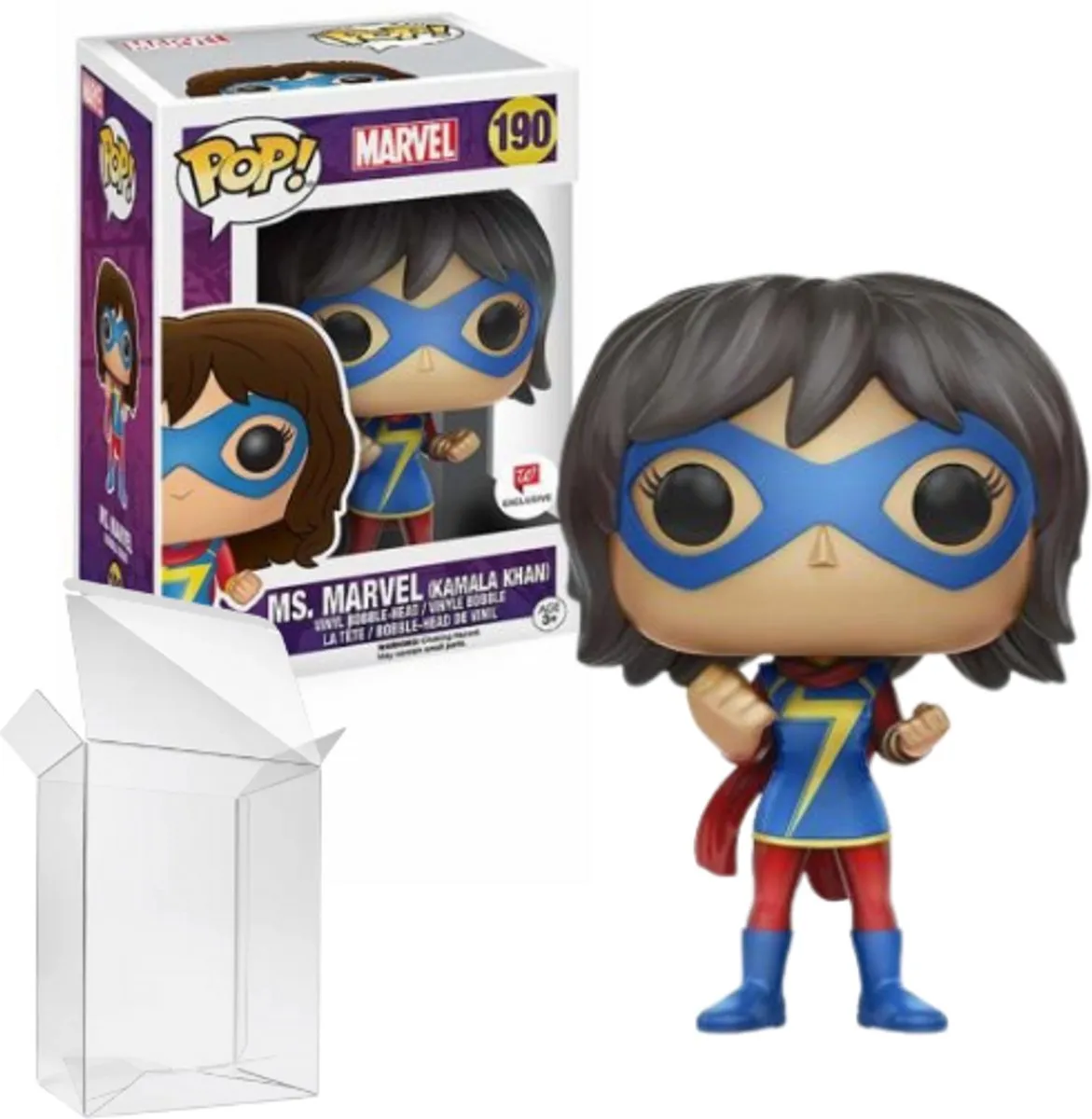 Funko Pop! Marvel Ms. Marvel Kamala Khan #190 Walgreens Exclusief - Multicolor