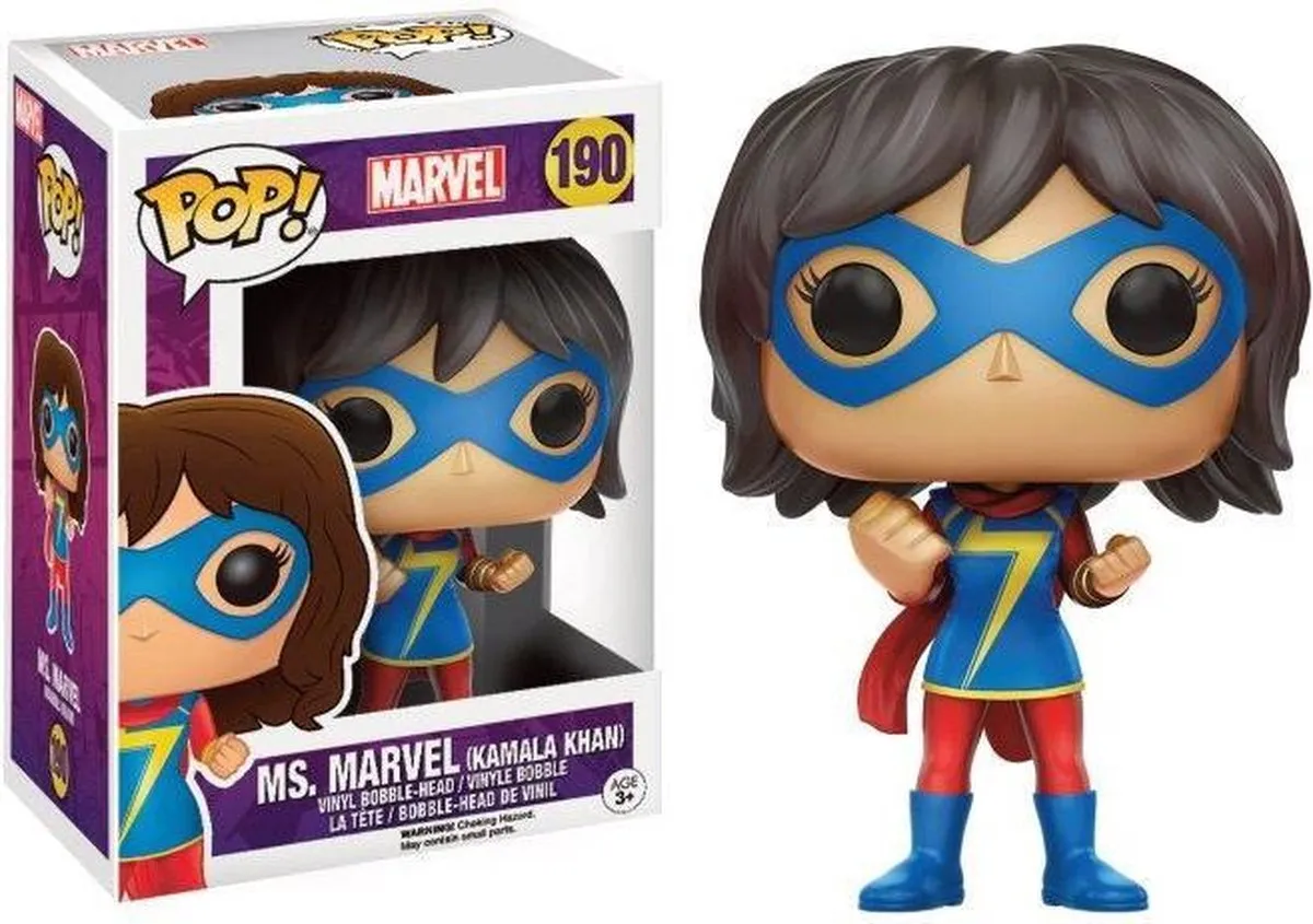 Funko Pop! Marvel Ms. Marvel Kamala Khan #190 Walgreens Exclusief