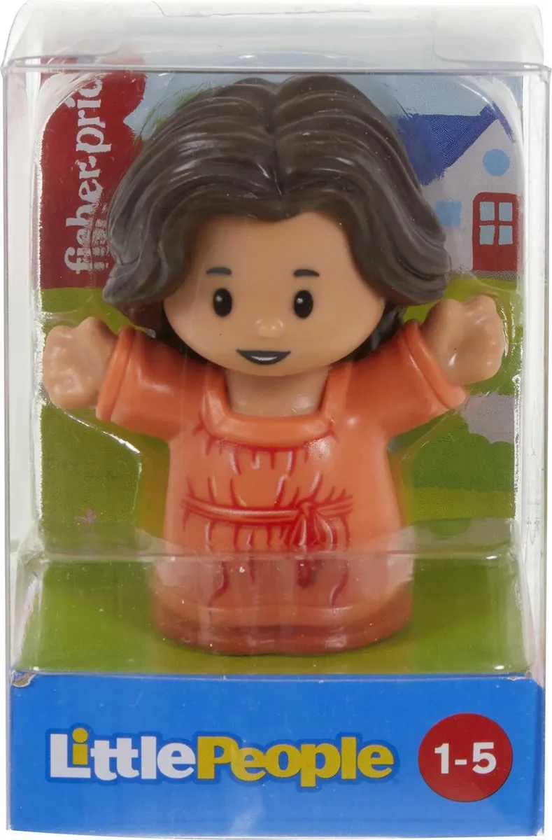 Fisher-Price Little People Vrouw in jurk GWV16 - Meerkleurig