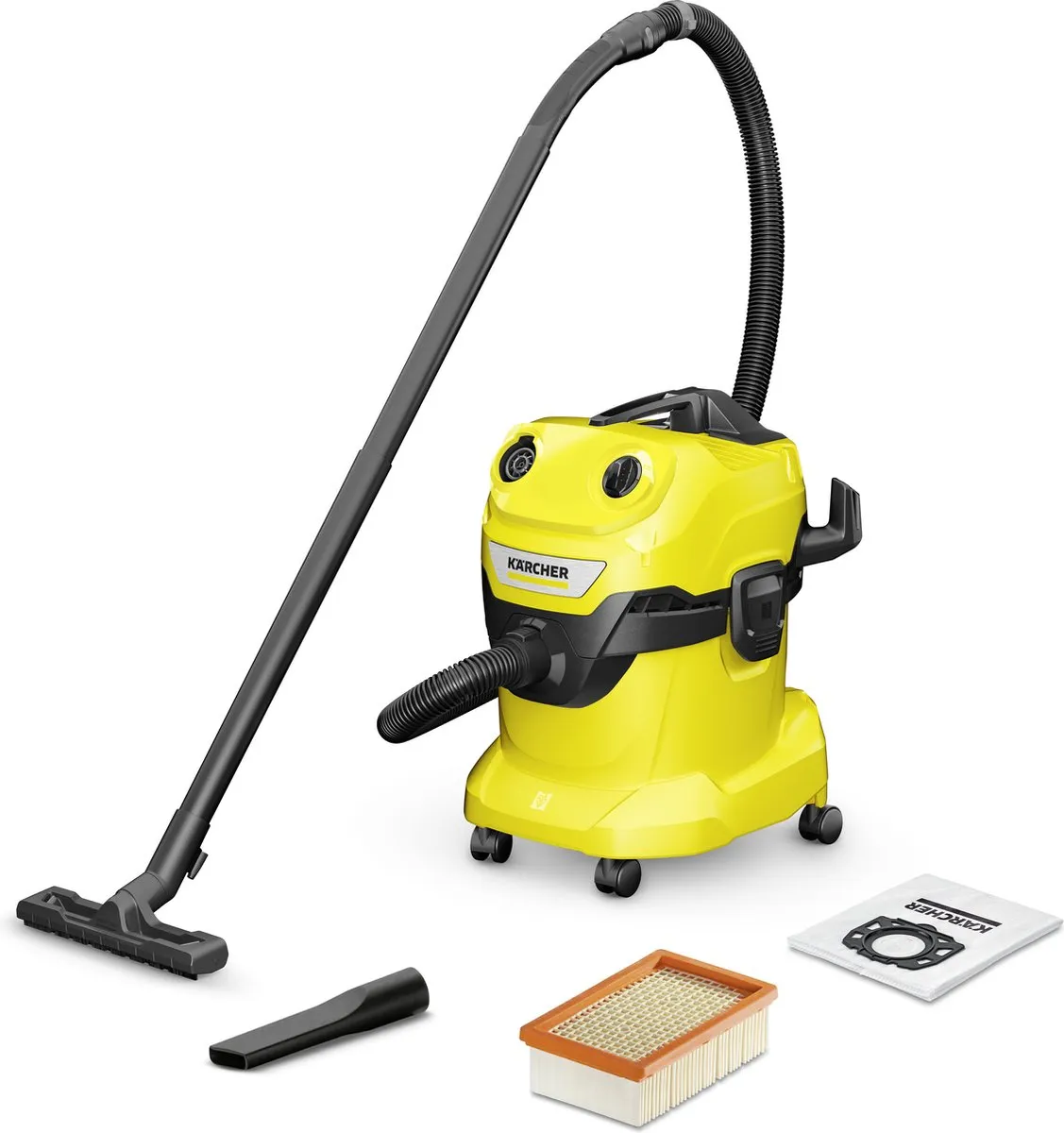 Kärcher WD 4 V-20/5/22 Nat- en Droogzuiger 1000W - 20L