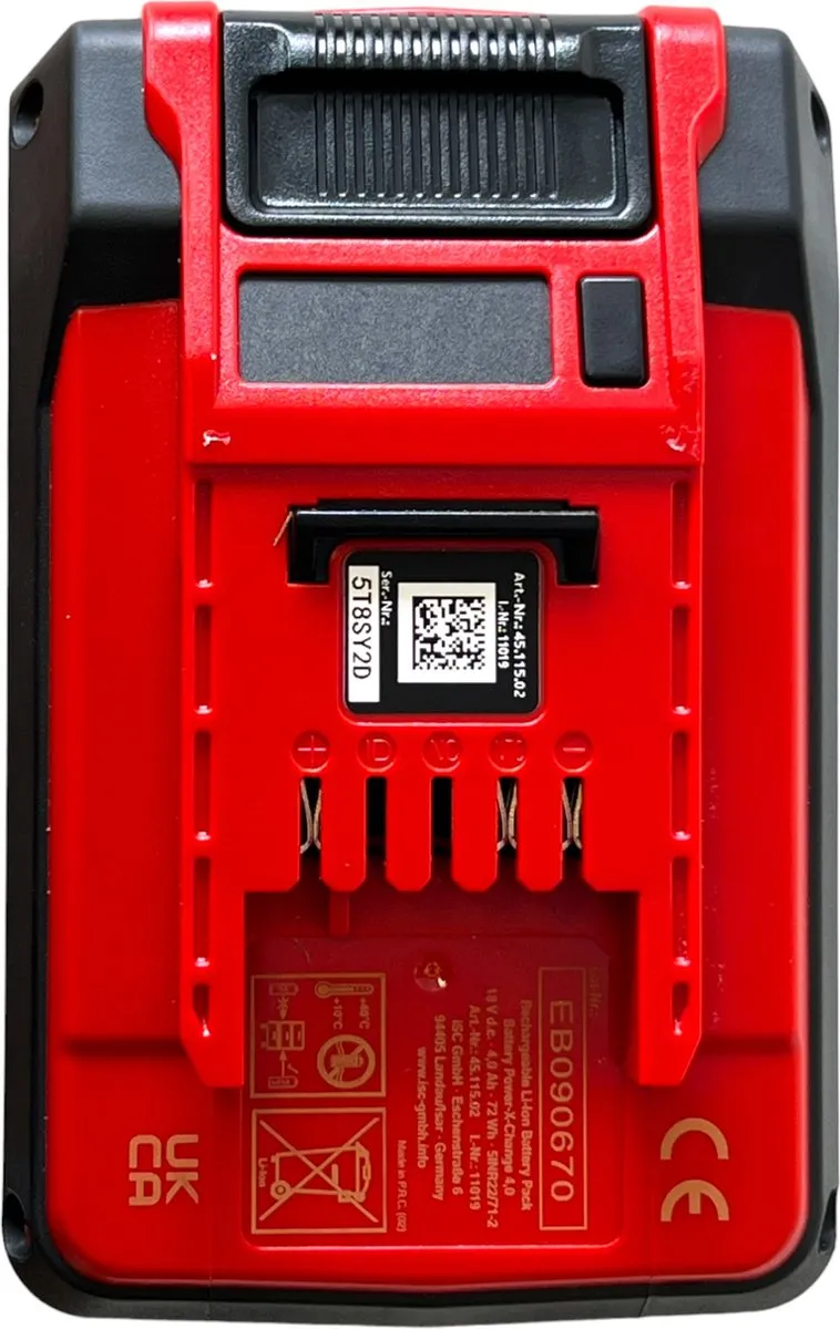 Einhell 4.0-6.0 Ah Plus Accu Power X-Change 18V - 6000mAh