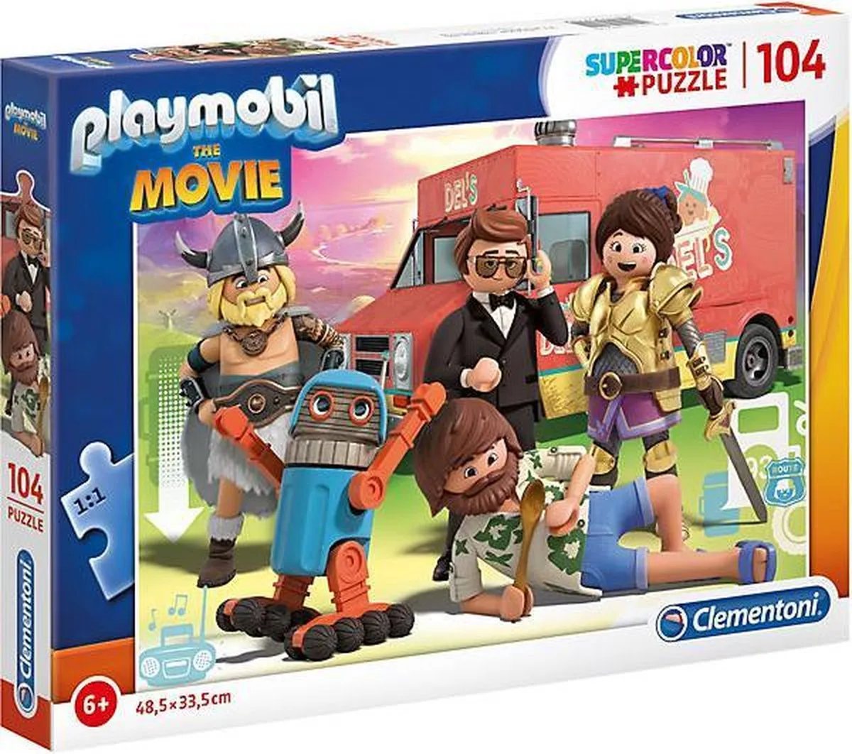 Clementoni Playmobil Legpuzzel 104 Stuks