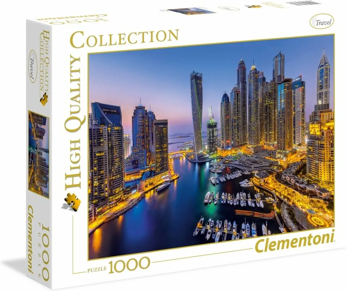 Clementoni Puzzel 1000 Stukjes Dubai - afbeelding 3 van 5