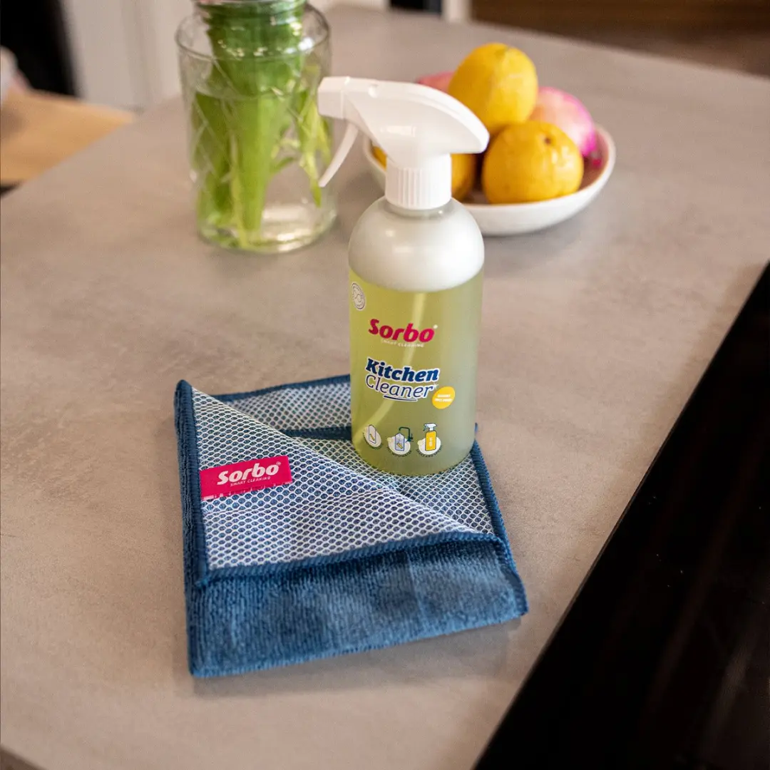 Sorbo Kitchen Scrub Microvezeldoek - Blauw