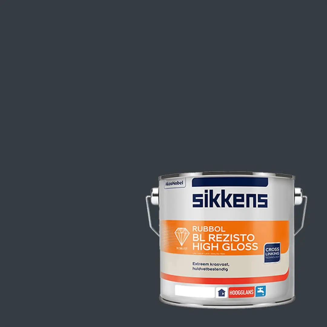 Sikkens Rubbol BL Rezisto RAL 7016 Antraciet Lakverf 2,5L - Hoogglans