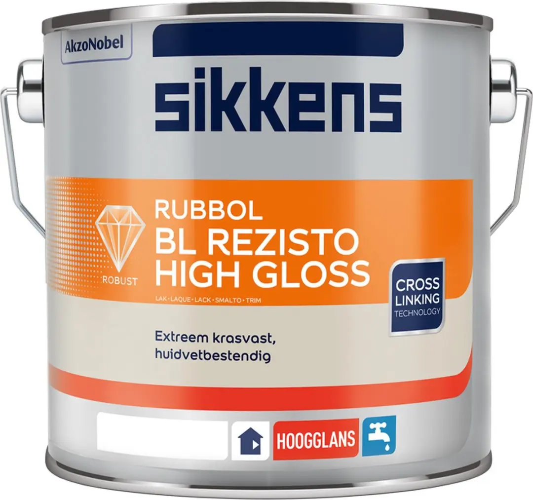 Sikkens Rubbol BL Rezisto RAL 7016 Antraciet Lakverf 2,5L - Hoogglans
