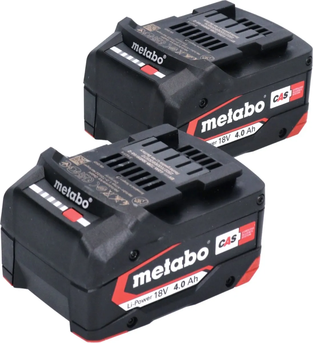 Metabo Li-Power 18V 4.0Ah CAS Accupack - 2x 625027000