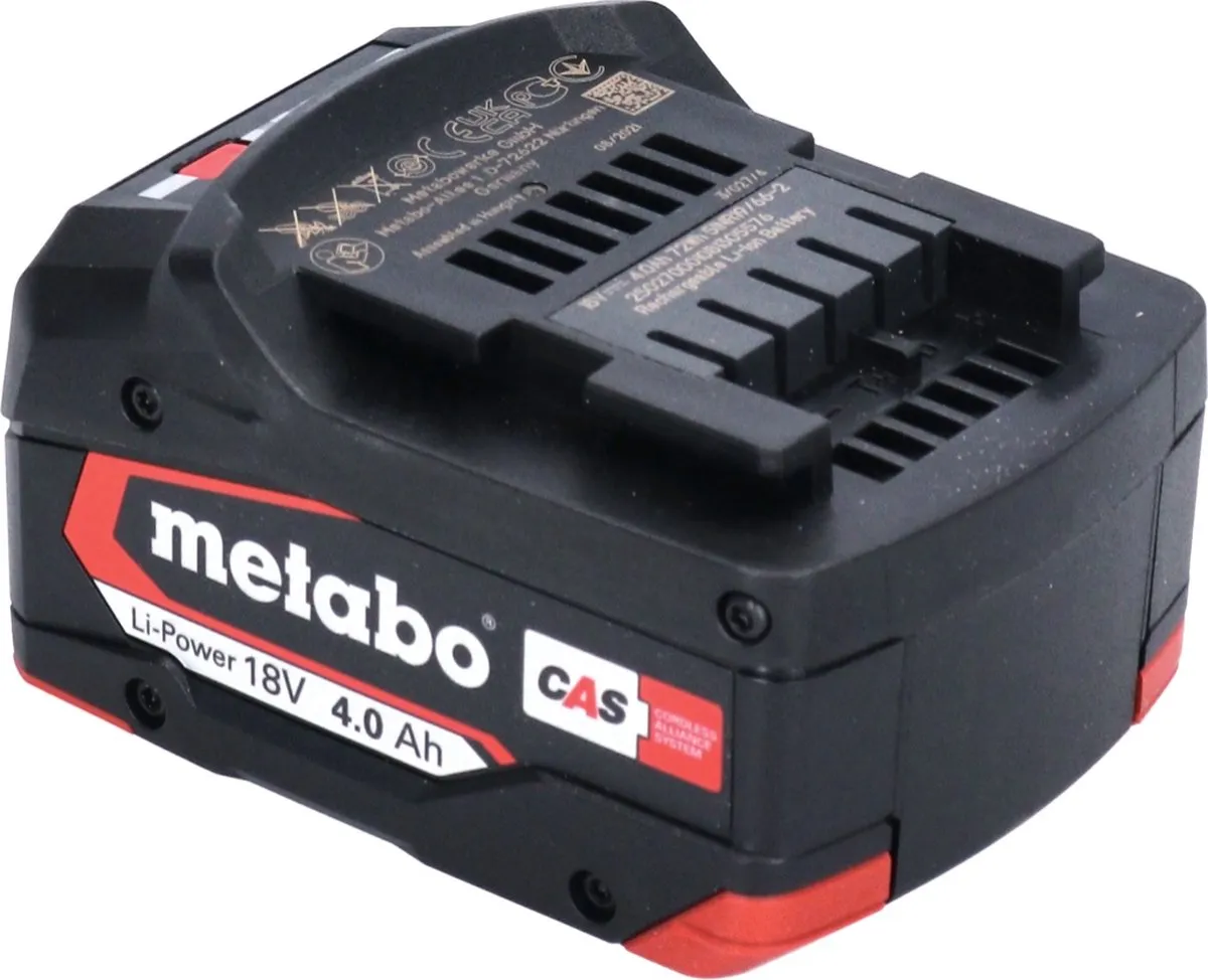 Metabo Li-Power 18V 4.0Ah CAS Accupack - 2x 625027000