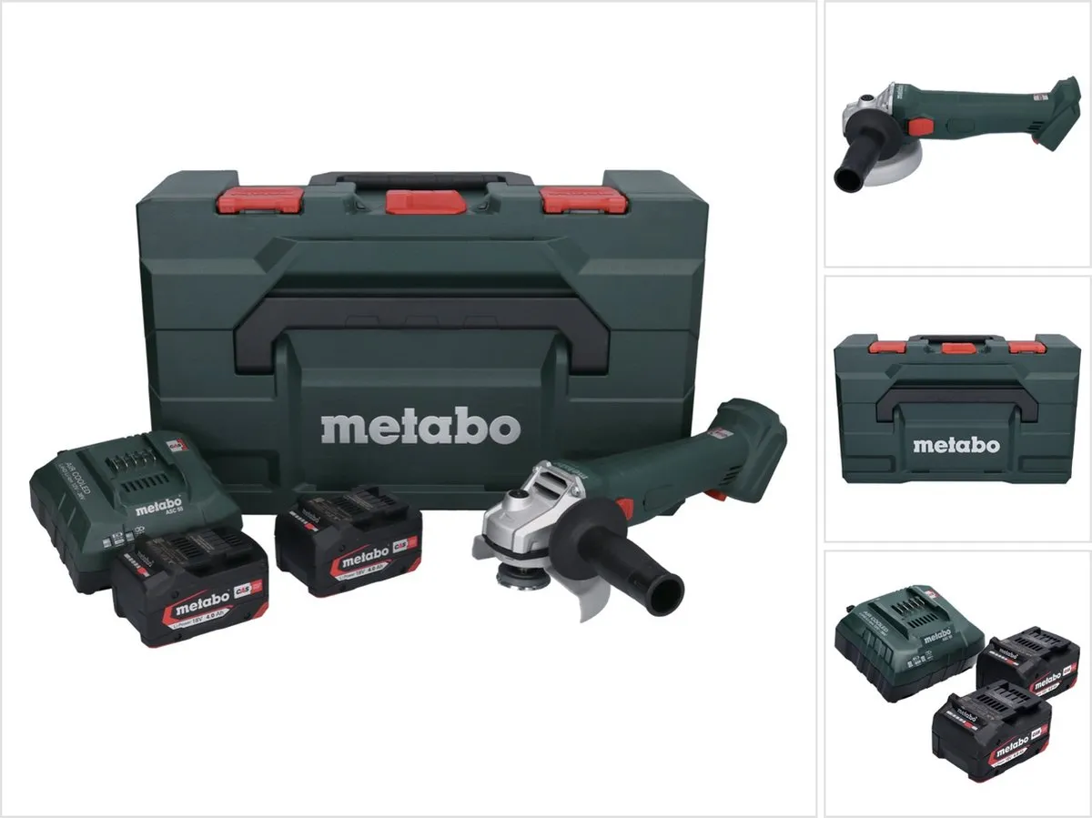 Metabo W 18 L 9-125 Haakse Accuslijper 18V