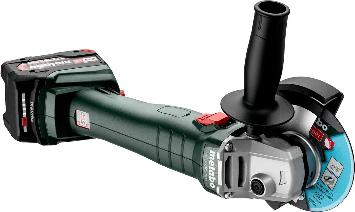 Metabo W 18 L 9-125 Haakse Accuslijper 18V