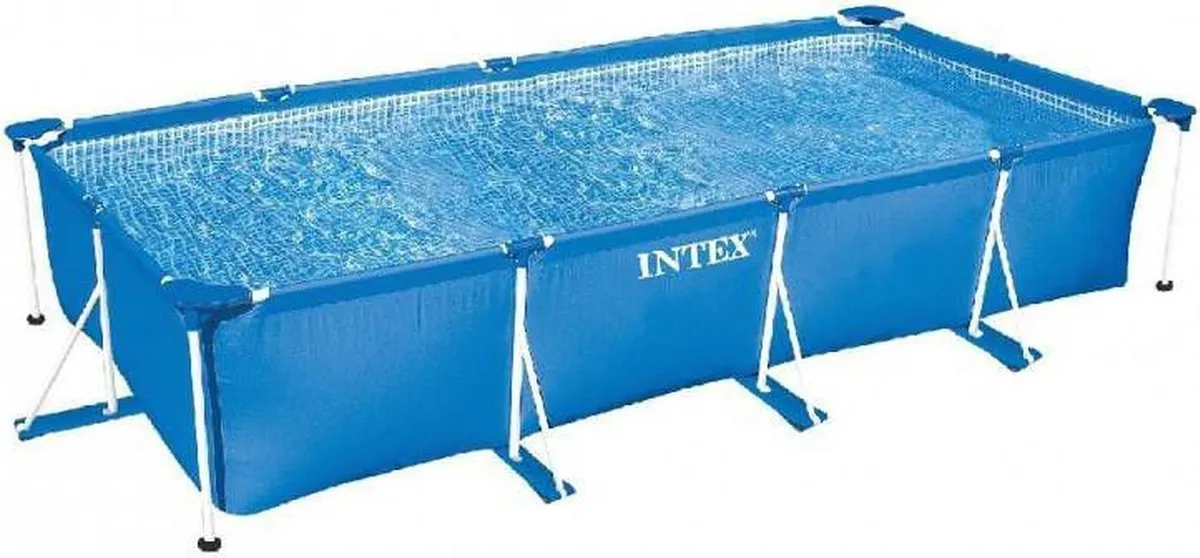 Intex Rechthoekig Opzetzwembad 300x200x75cm - 3834L - Blauw
