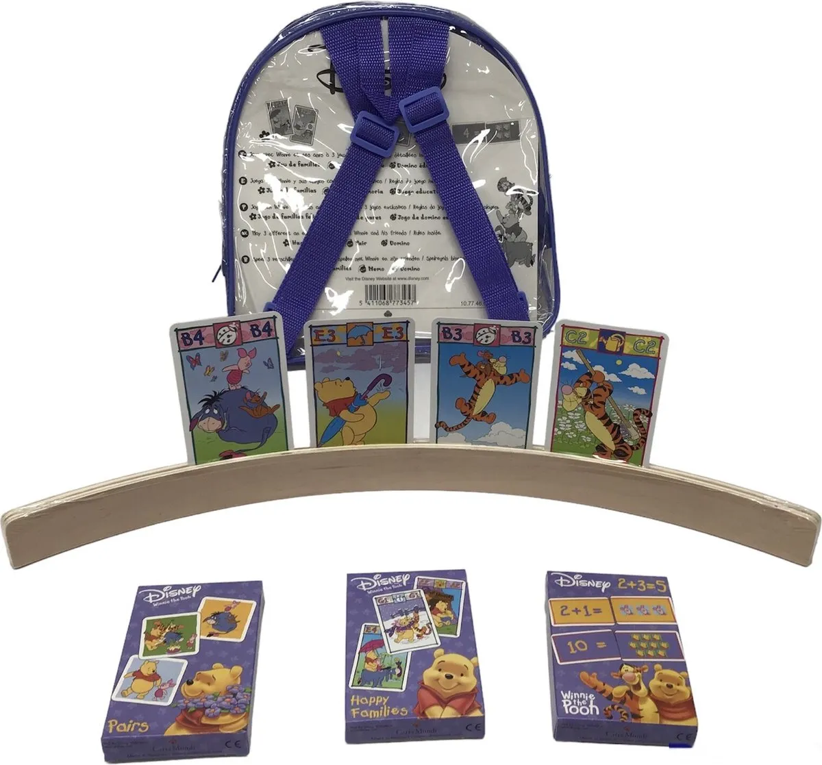 Disney Winnie the Pooh Kaartenhouder - 50cm - Multi - 5 Stuks