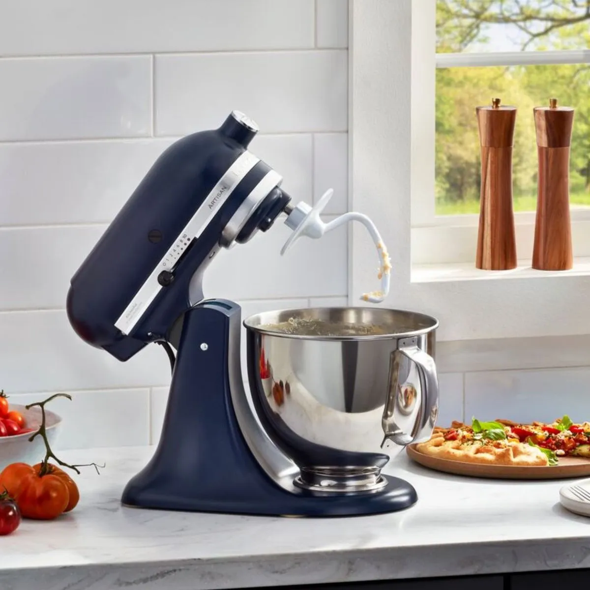 KitchenAid Artisan 5KSM125EIB Keukenmachine - 4,8L - Inktblauw