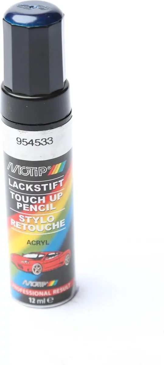 Motip Auto Lakstift Blauw Metallic 12ml