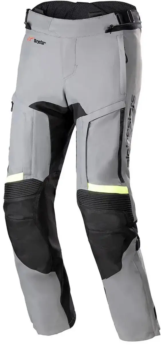 Alpinestars Bogota' Pro Drystar Broek - 3 Seizoenen - Donkergrijs/Geel Fluorescerend
