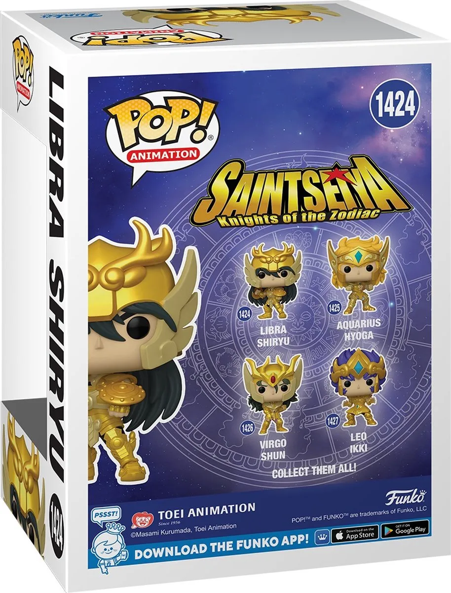 Funko POP! Saint Seiya Gold Libra Shiryu - 9cm - Multicolor