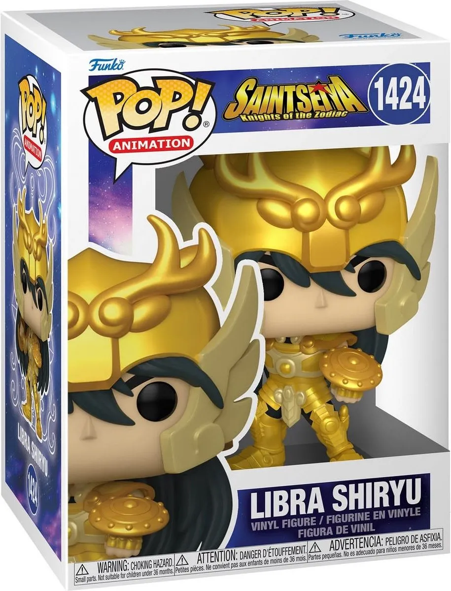 Funko POP! Saint Seiya Gold Libra Shiryu - 9cm - Multicolor