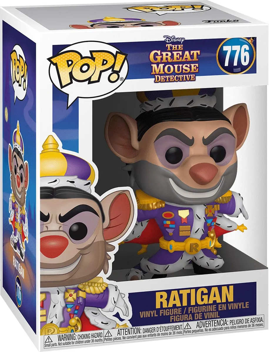 Funko Pop! Disney The Great Mouse Detective Ratigan #776 - Multi