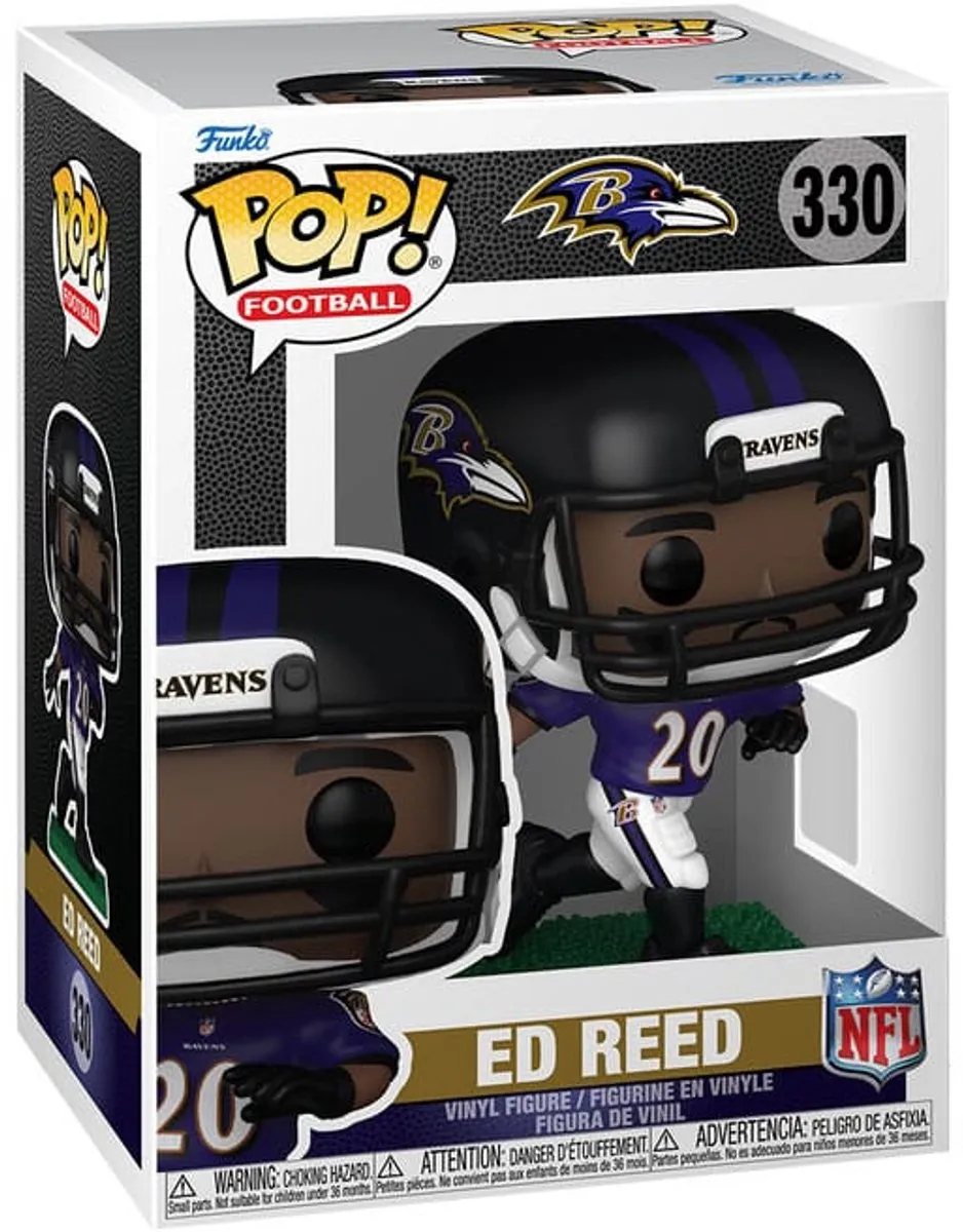 Funko NFL Legends POP! Ed Reed - Zwart/Paars