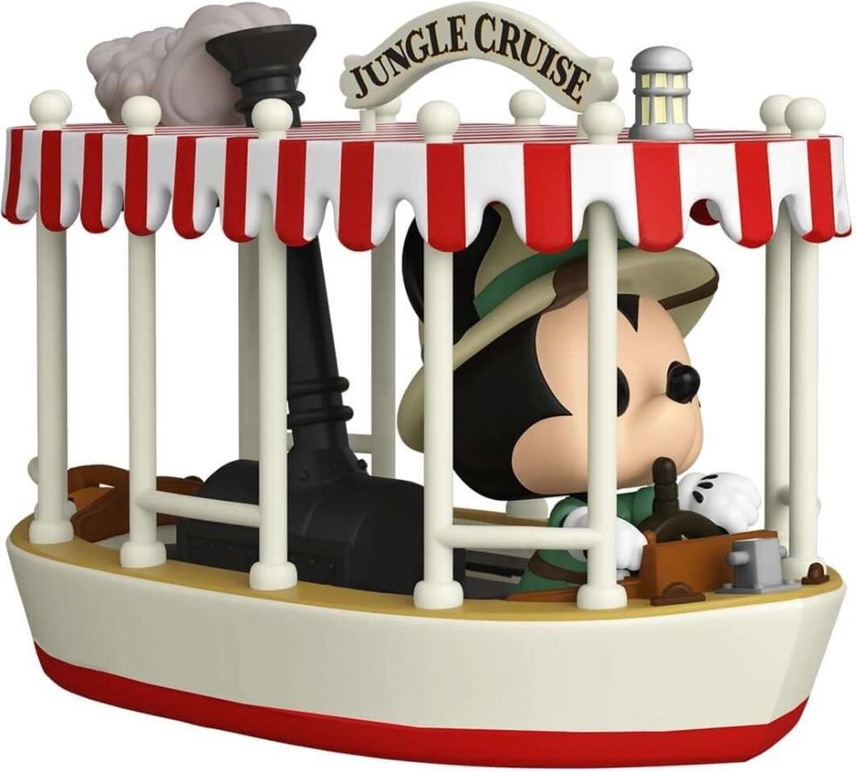 Funko Jungle Cruise Verzamelfiguur Disney POP! Rides Skipper Mickey With Boat 15 cm Multicolours