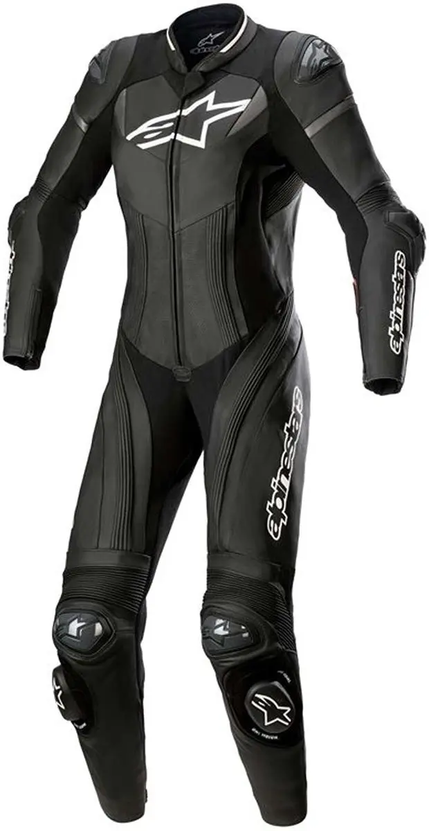 Alpinestars Stella GP Plus Lederen Racepak - Zwart/Wit/Grijs