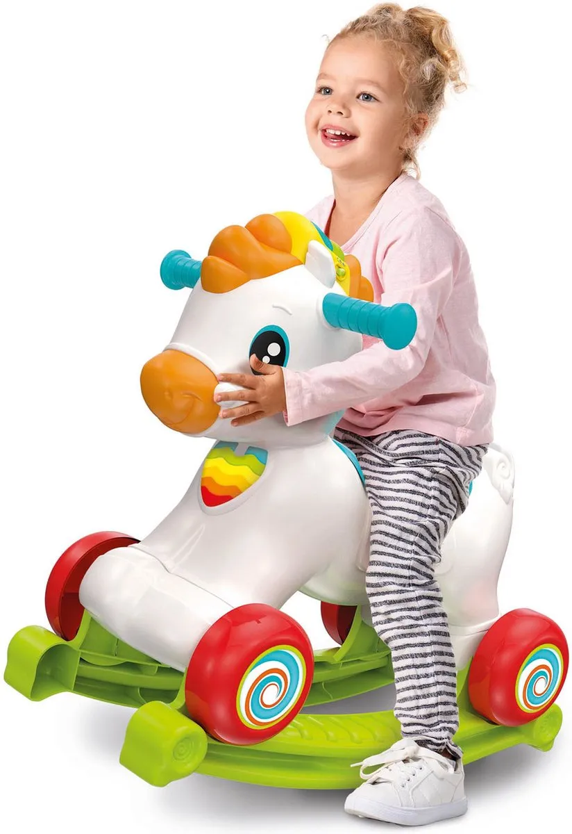 Clementoni 3-in-1 Hobbelpaard 56079 - Multikleur