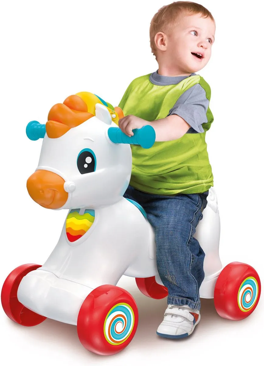 Clementoni 3-in-1 Hobbelpaard 56079 - Multikleur