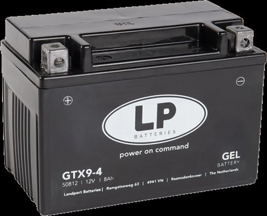 Landport Scooteraccu GTX9-BS 12V 8000mAh - YTX9-BS - afbeelding 6 van 6