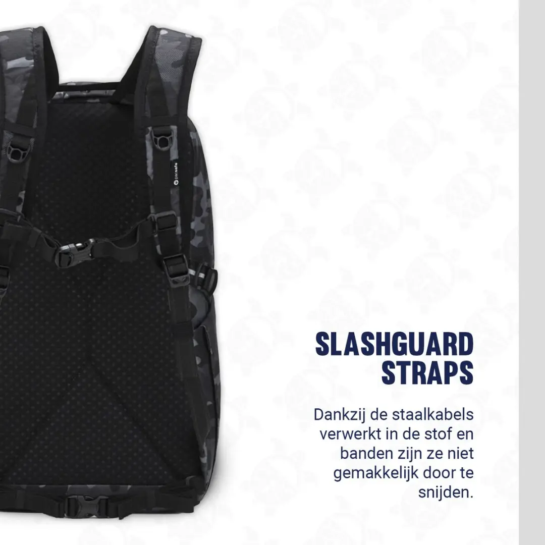 Pacsafe Vibe Rugtas 25L - RFID-blokkerend - 13 inch Laptop - Camo