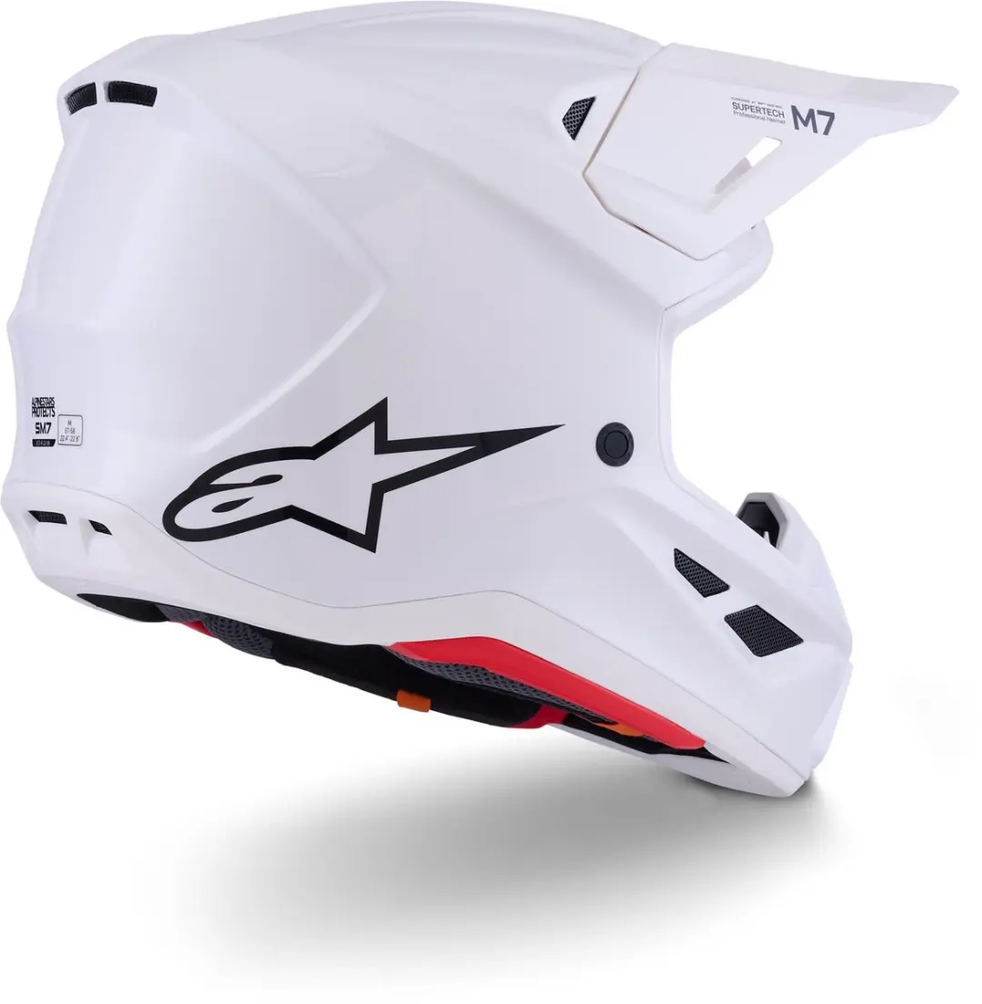 Alpinestars S-M7 Crosshelm - XS - Wit