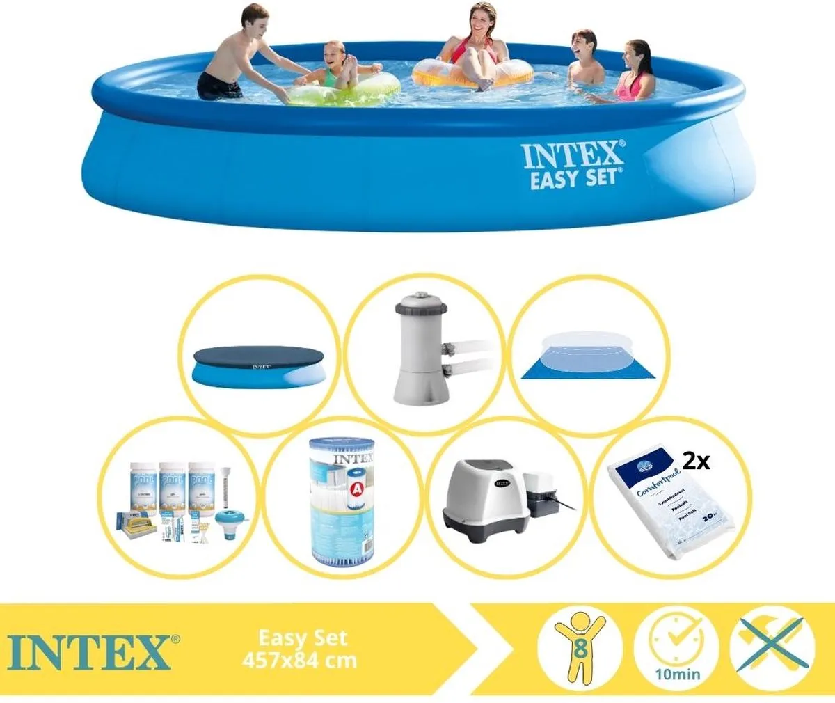 Intex Easy Set Zwembad 457x84cm