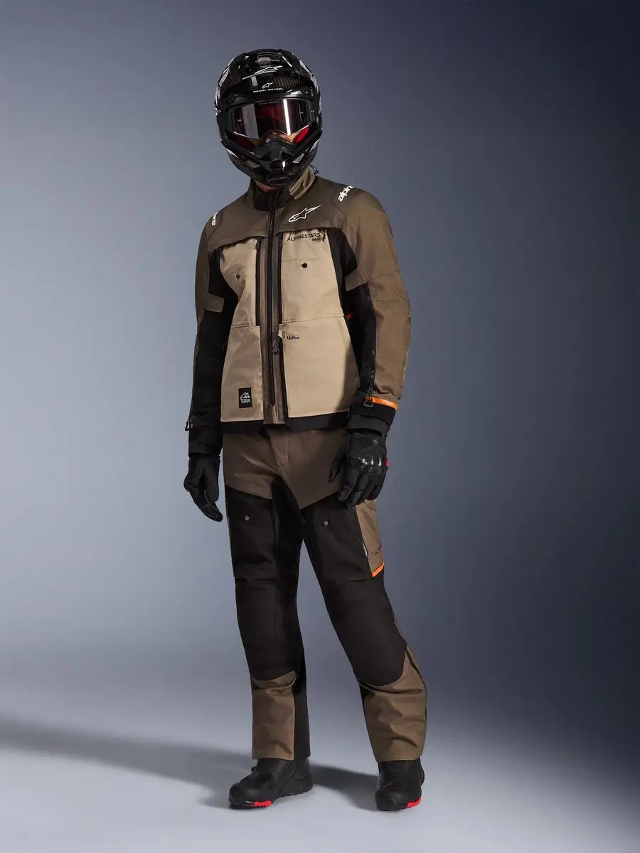 Alpinestars Cusco Drystar Motorjas - XL - Grijs/Bruin